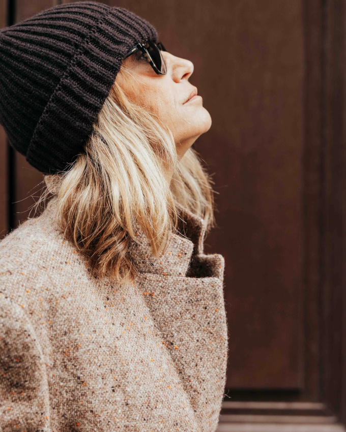 Bonnet + col relev� = le bon mix