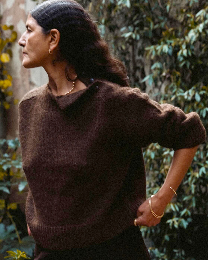 Oui au marron relev� de touches dor�es !