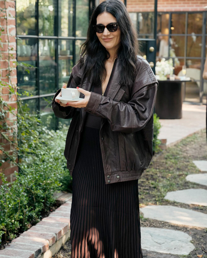 Noir + marron = le bon mix