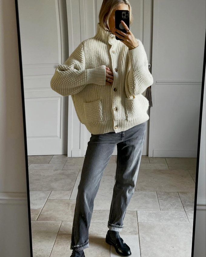 Wanted : un gilet doudou �cru !