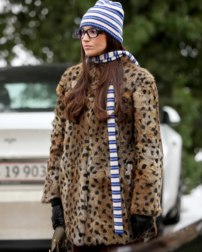 Rayures horizontales + tacheté léopard = le bon mix