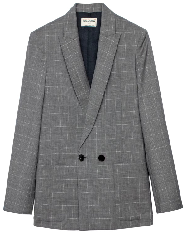 Veste de tailleur grise