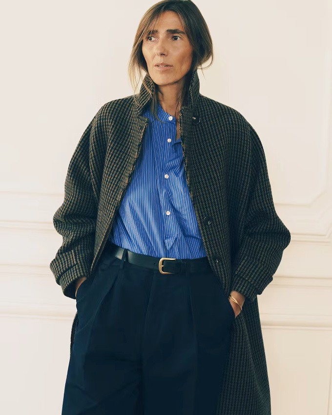 Entre singularité et classicime androgyne, Domitille Brion a tout bon !