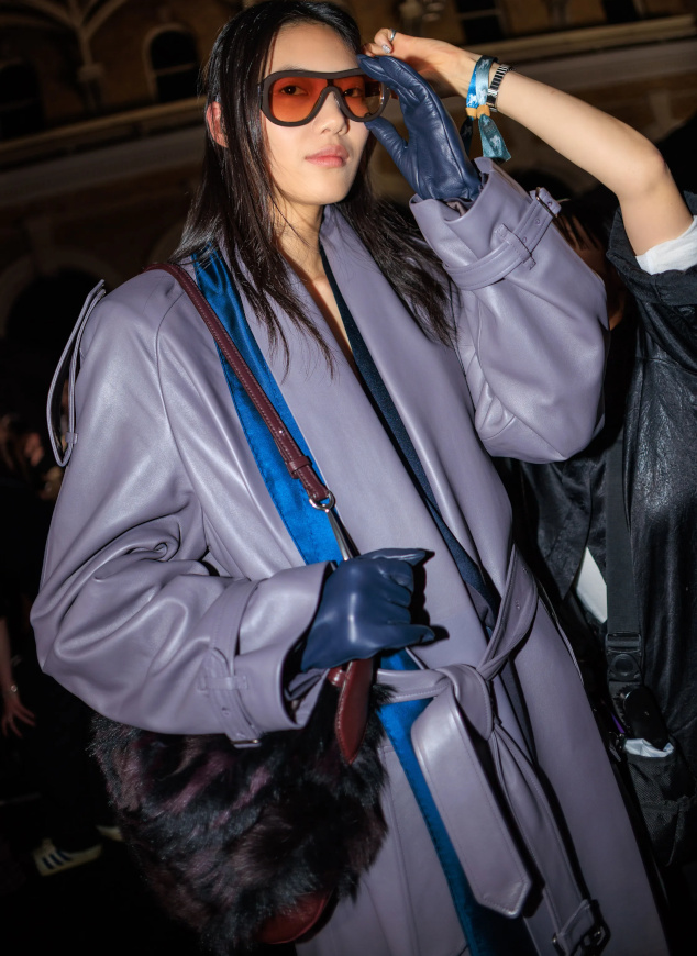 Lavande grisée + touche de bleu céruléen = le bon mix