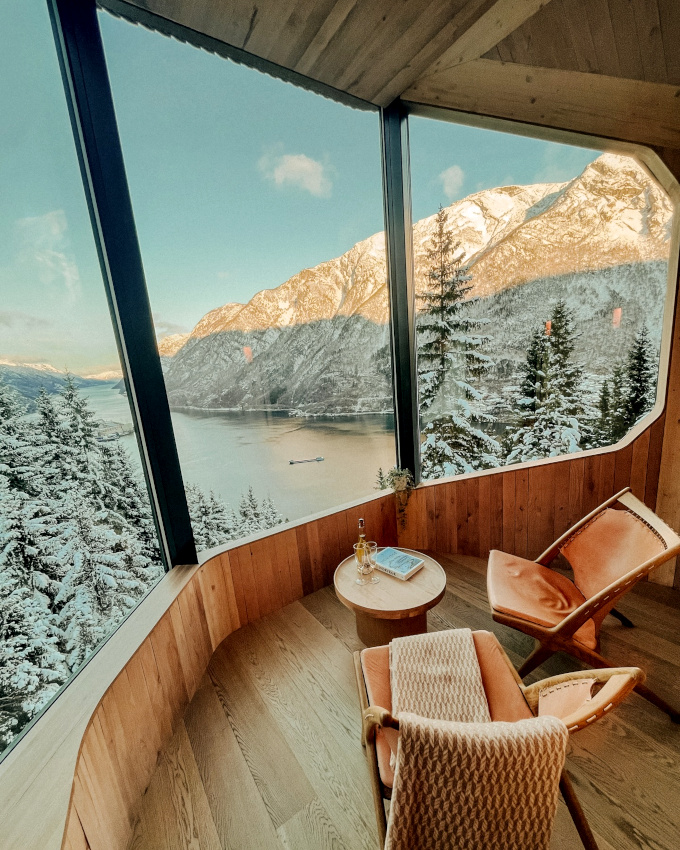 Cabane perchée + vue = le bon mix