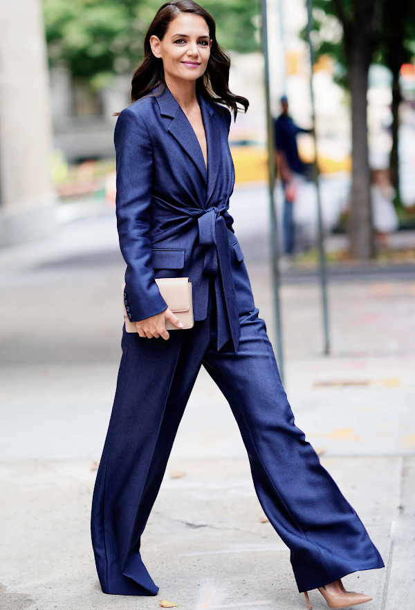 Total look bleu marine