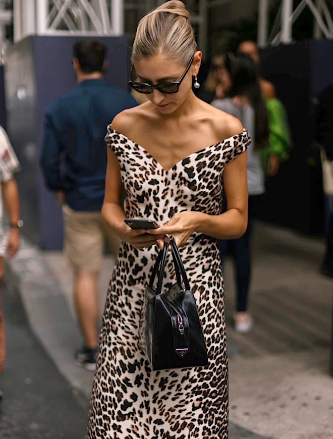 Il arrive parfois que glamour, élégance et léopard parviennent à s'entendre !