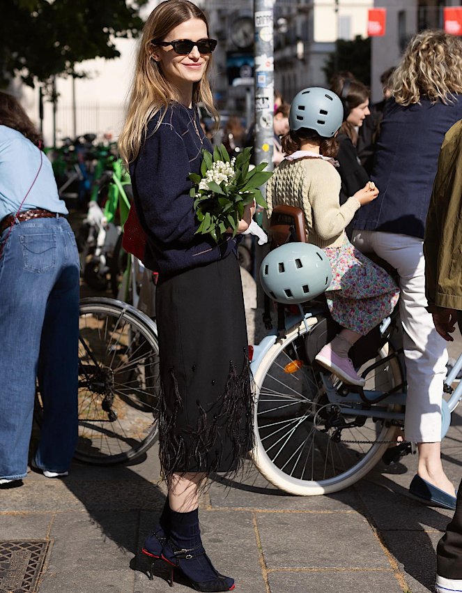 Noir + bleu marine = le bon mix