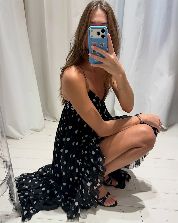 Envie d'une robe à pois légère et romantique !