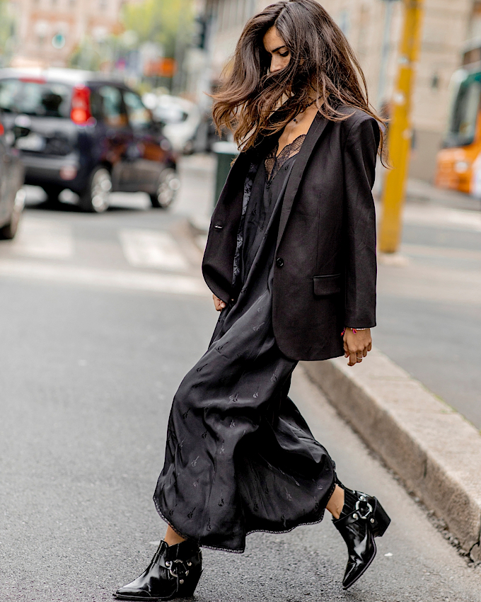 Le parfait total look noir #405