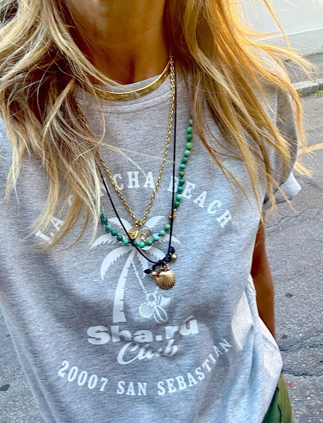 Gris + touches de vert = le bon mix