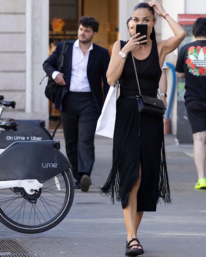 Le parfait total look noir #407