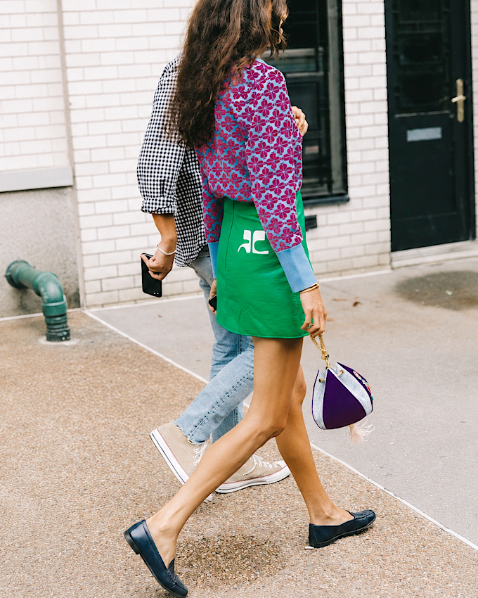 Violet + vert = le bon mix