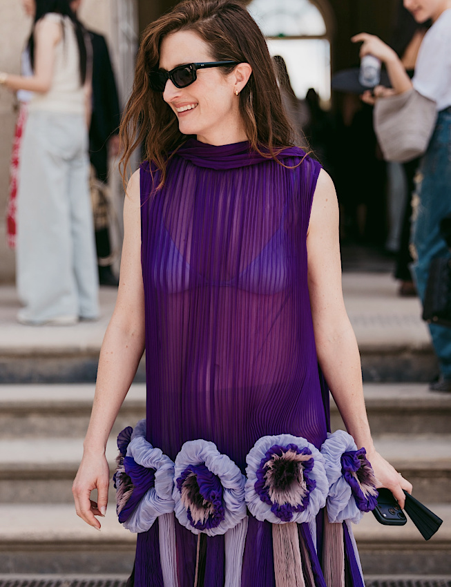 Fleurs + mousseline = le bon mix