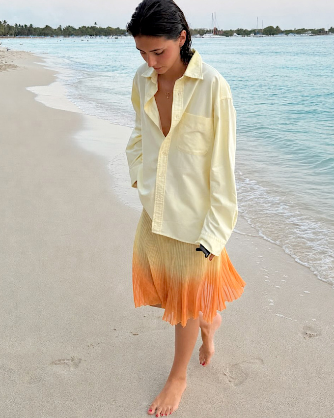 La parfaite tenue post-baignade !