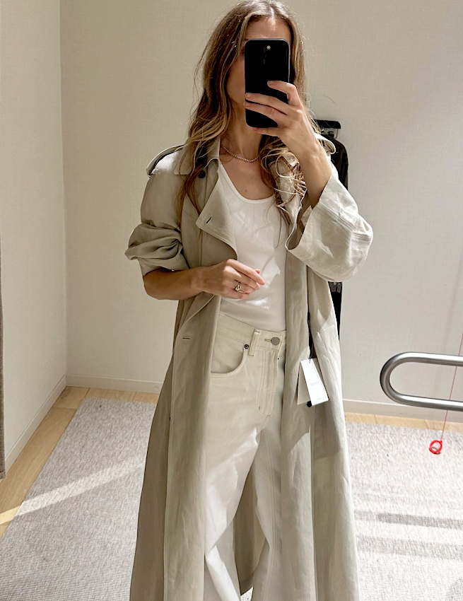 Oui aux looks d'été que l'on réchauffera d'un trench à l'automne !