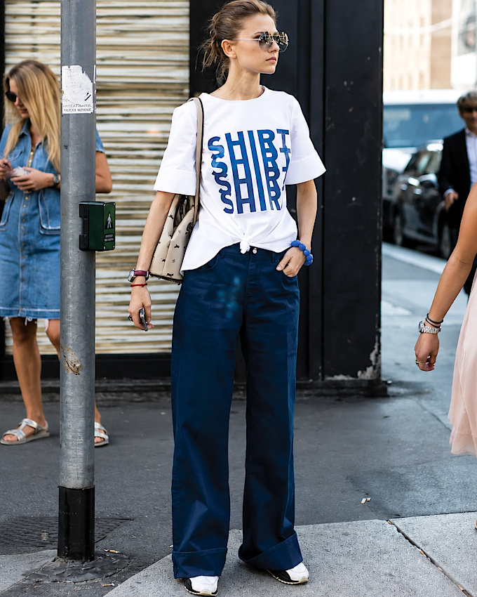 Rien de tel qu'un bon duo de teintes pour booster un look casual !
