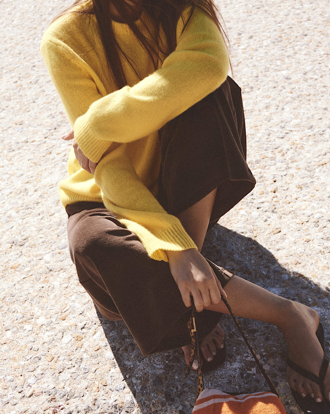 Marron + jaune = le bon mix