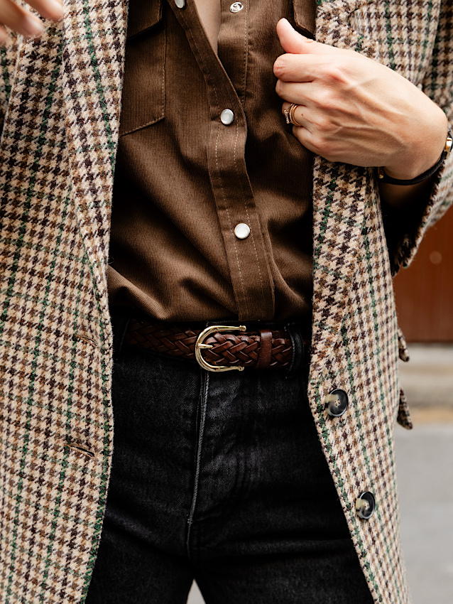 Envie de marier noir et marron texturé !