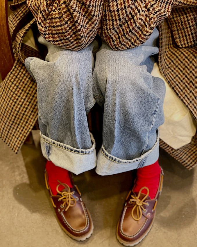 Envie de chaussettes rouges !