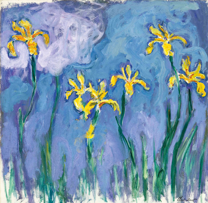Rien de tel qu'une touche de jaune pour relever le camaïeu bleu pervenche/ardoise/lavande/indigo !