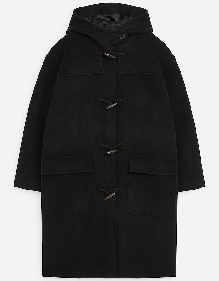 Duffle-coat noir